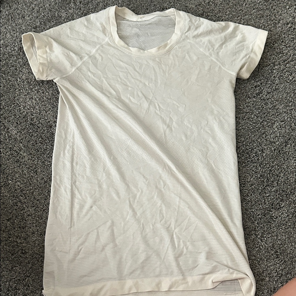 lululemon athletica Cream Tank Top